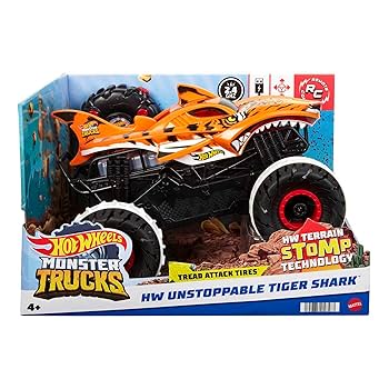 Amazon.co.jp: Hot Wheels Monster Trucks HW Unstoppable Tiger